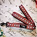 Pet Pooch Boutique- Alfies Plaid Lead (Size L-120 Cm,Handel Hold 20 CM ) - Red & White