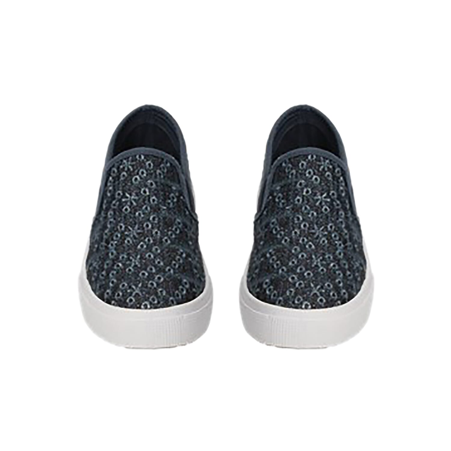 Manchester Closeout Deal Canvas Women Shoes (Size 3) - Navy