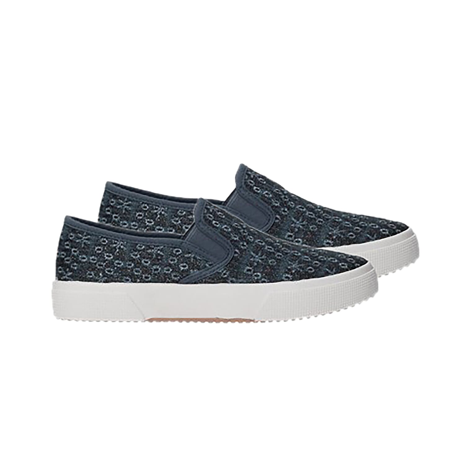 Manchester Closeout Deal Canvas Women Shoes (Size 3) - Navy