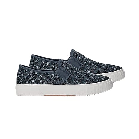 Canvas Women Shoes (Size-5) - Navy