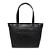 ASSOTS LONDON Linda Genuine Leather Slip Pocket Tote Bag black