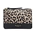 ASSOTS LONDON Teresa Genuine Leather Card & Coin Purse brown leopard