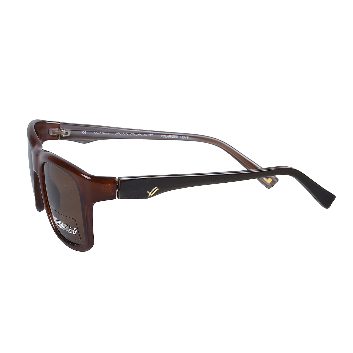 WILLIAM RAST - Unisex Brown Wayferer Sunglasses with Polarized Lenses