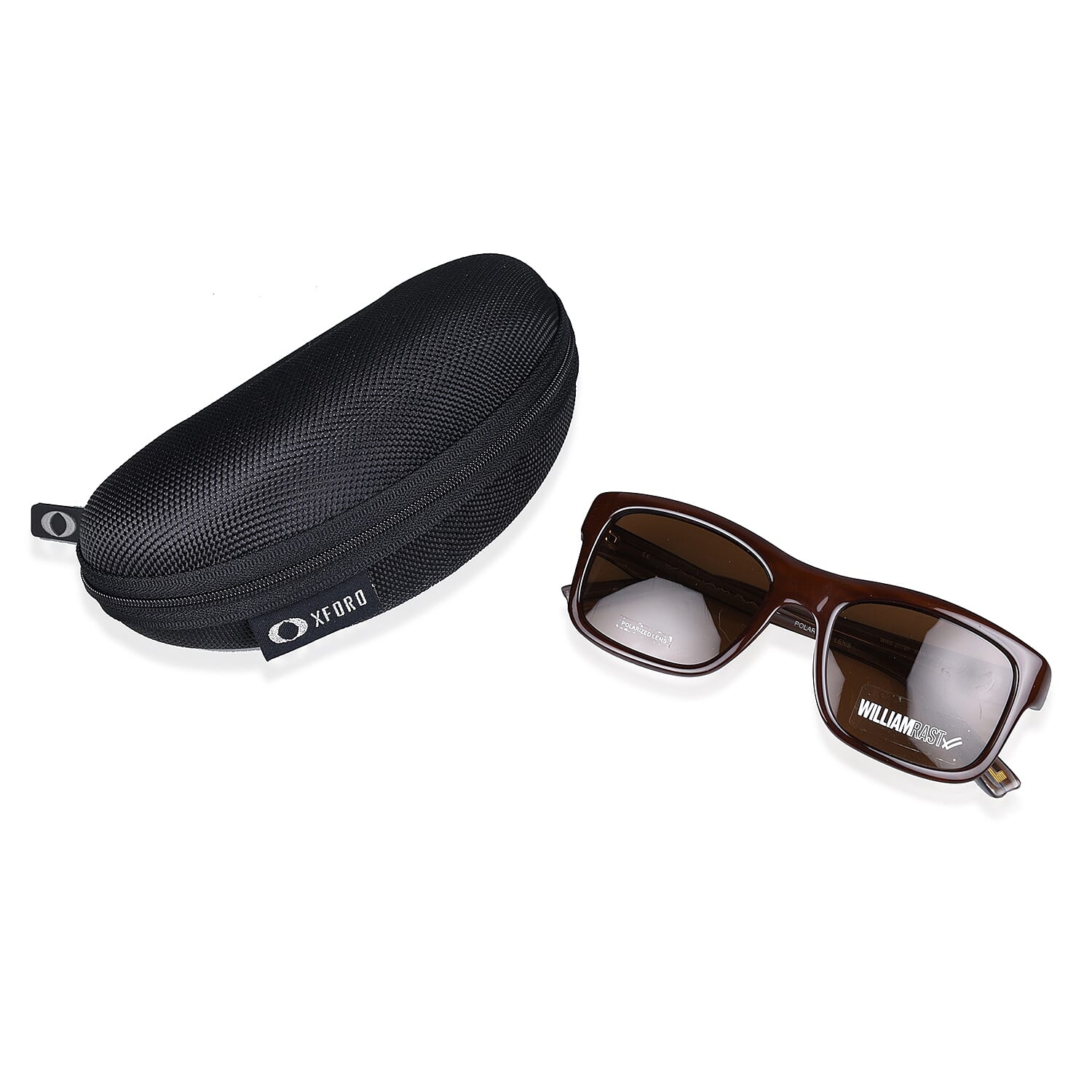 WILLIAM RAST - Unisex Brown Wayferer Sunglasses with Polarized Lenses