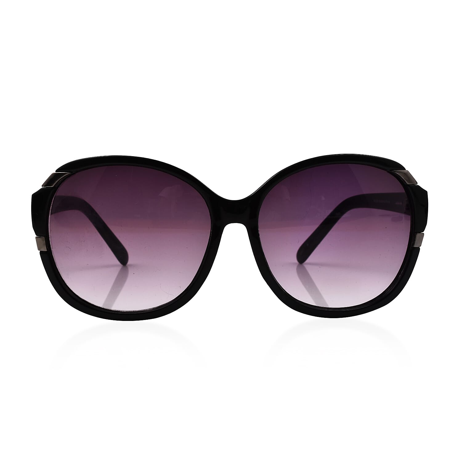 RAMPAGE - Womens Black Oversize Sunglasses with Grey Lenses