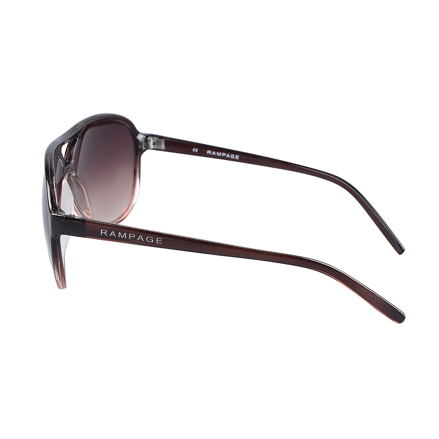 RAMPAGE - Unisex Brown Aviator Sunglasses