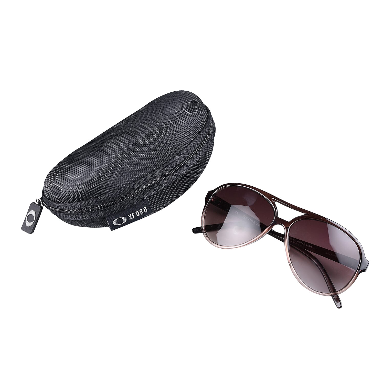 RAMPAGE - Unisex Brown Aviator Sunglasses