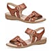 CAPRICE Sandal Flat NUT NAPPA