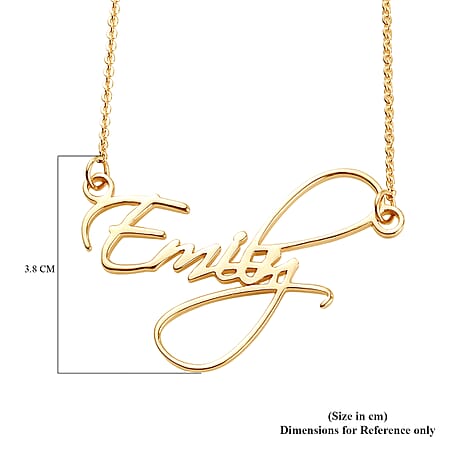 18K Vermeil Yellow Gold Plated Sterling Silver Necklace (Size - 20)