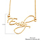 18K Vermeil Yellow Gold Plated Sterling Silver Necklace (Size - 18-2 Inch Ext.), Silver Wt 5.13 Gms