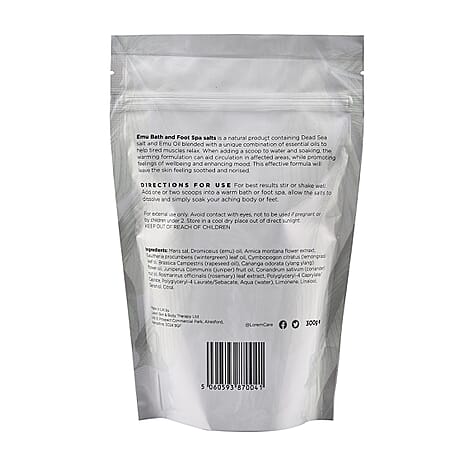 Lorem Emu Bath and Foot Spa Salts - 300g