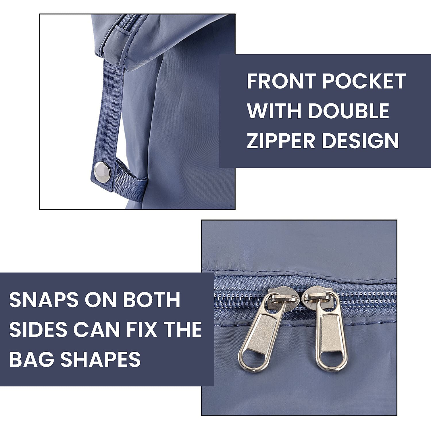 Foldable Waterproof Travel Bag (Size 40x28x23 Cm) - Blue