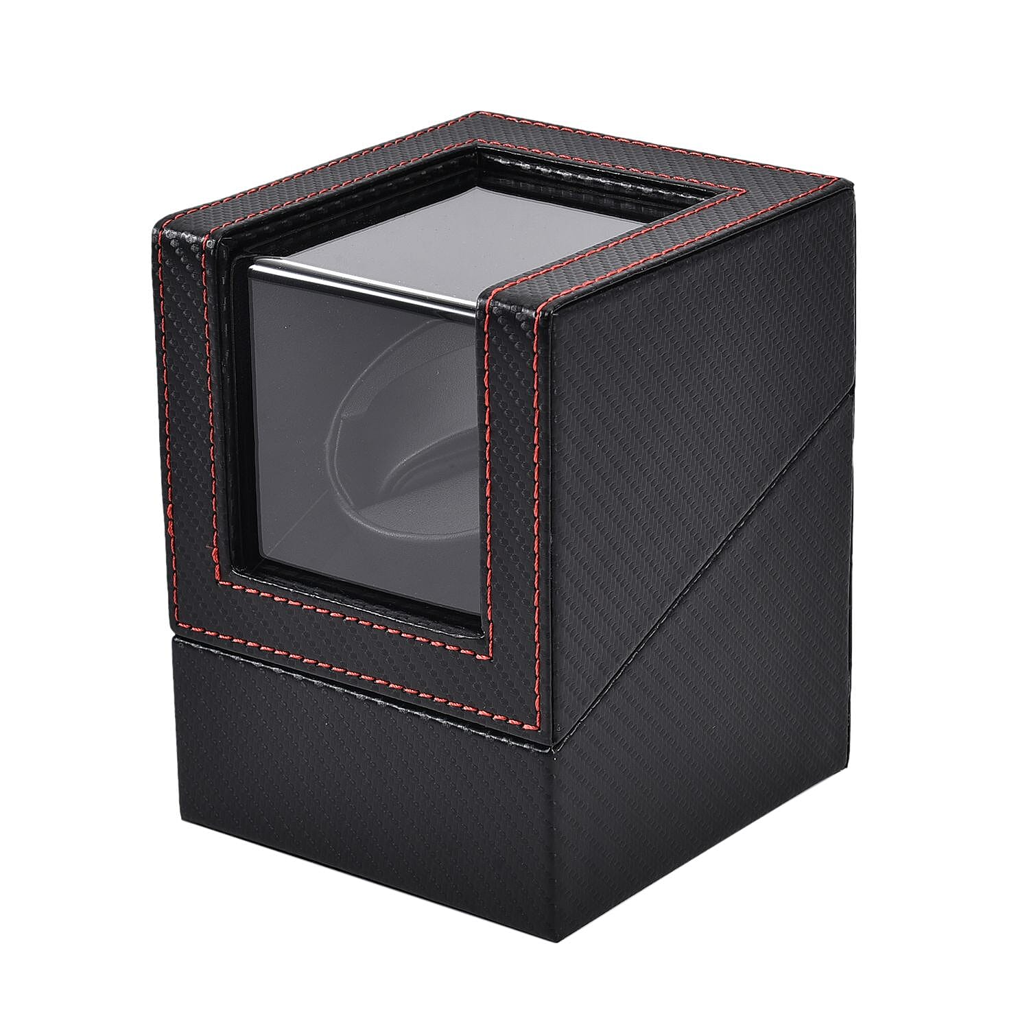 Luxury Edition Automatic Watch Winder Box (Size 12x16x13 cm) - Black