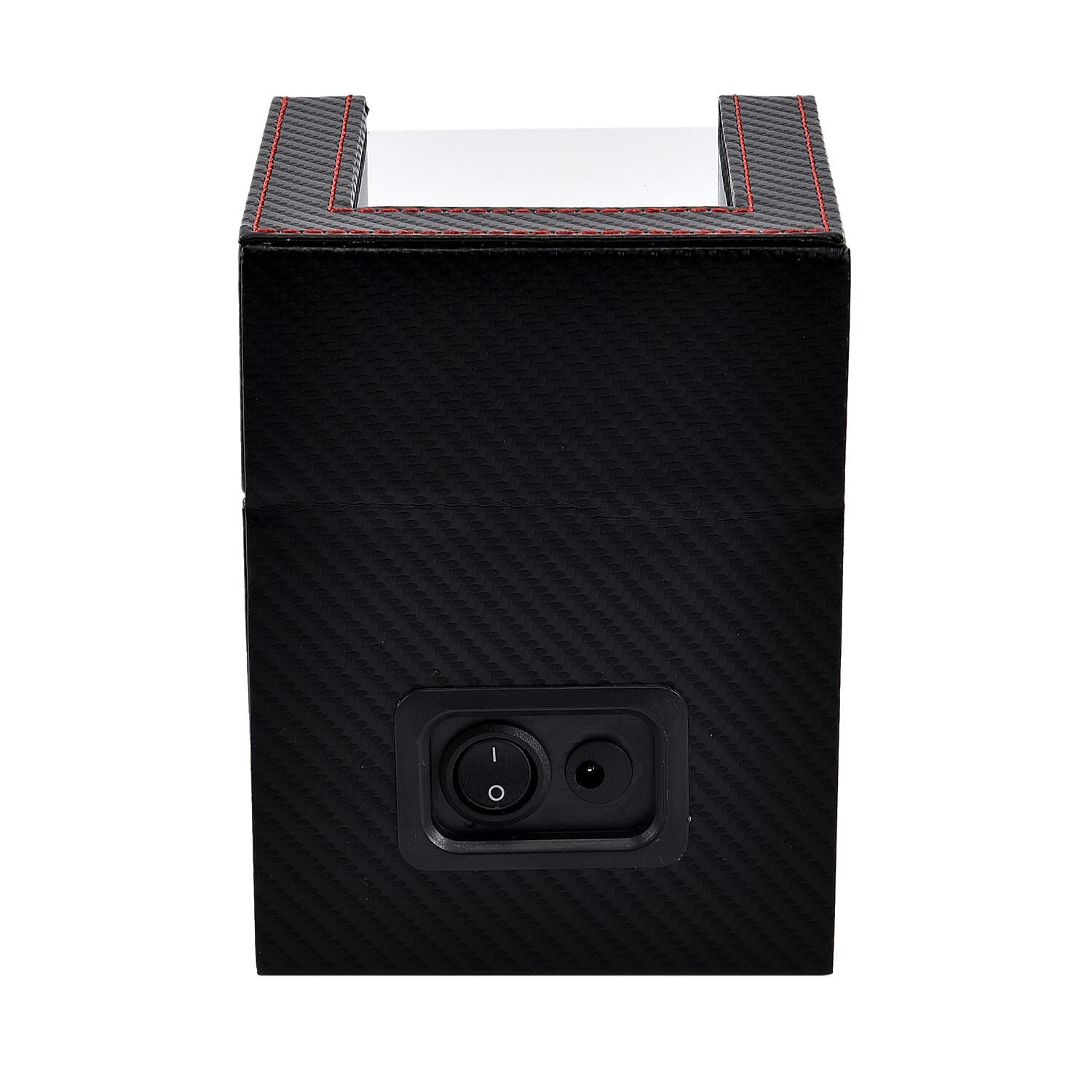 Luxury Edition Automatic Watch Winder Box (Size 12x16x13 cm) - Black