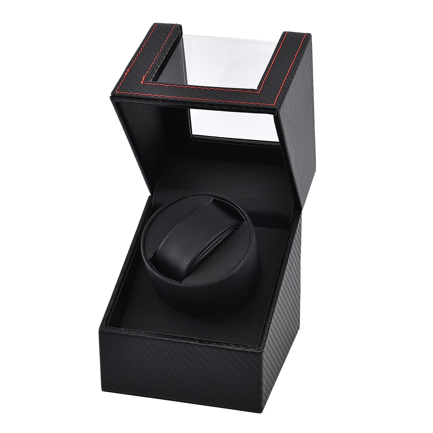 Luxury Edition Automatic Watch Winder Box (Size 12x16x13 cm) - Black