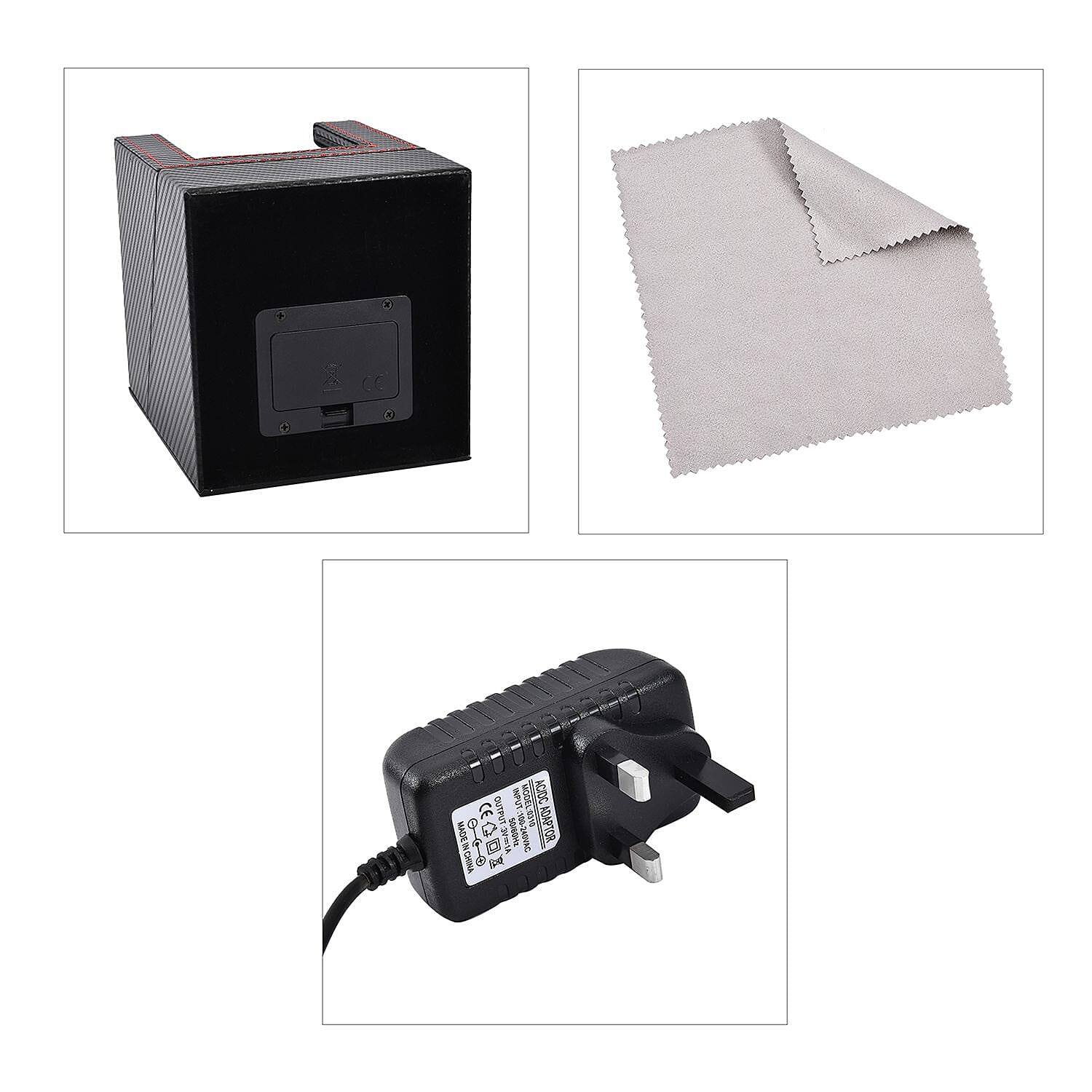 Luxury Edition Automatic Watch Winder Box (Size 12x16x13 cm) - Black