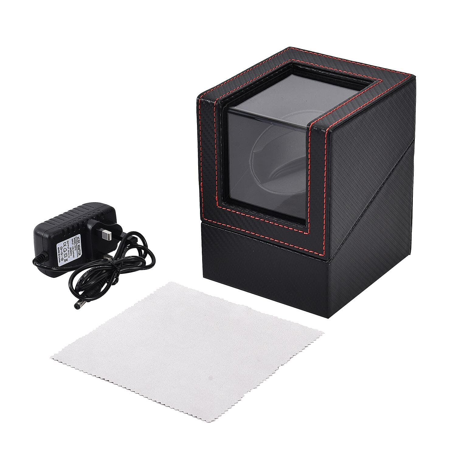 Luxury Edition Automatic Watch Winder Box (Size 12x16x13 cm) - Black