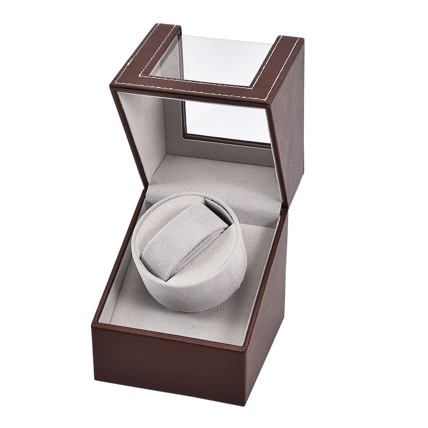 Luxury Edition Automatic Watch Winder Box (Size 16x13x12 cm) - Brown