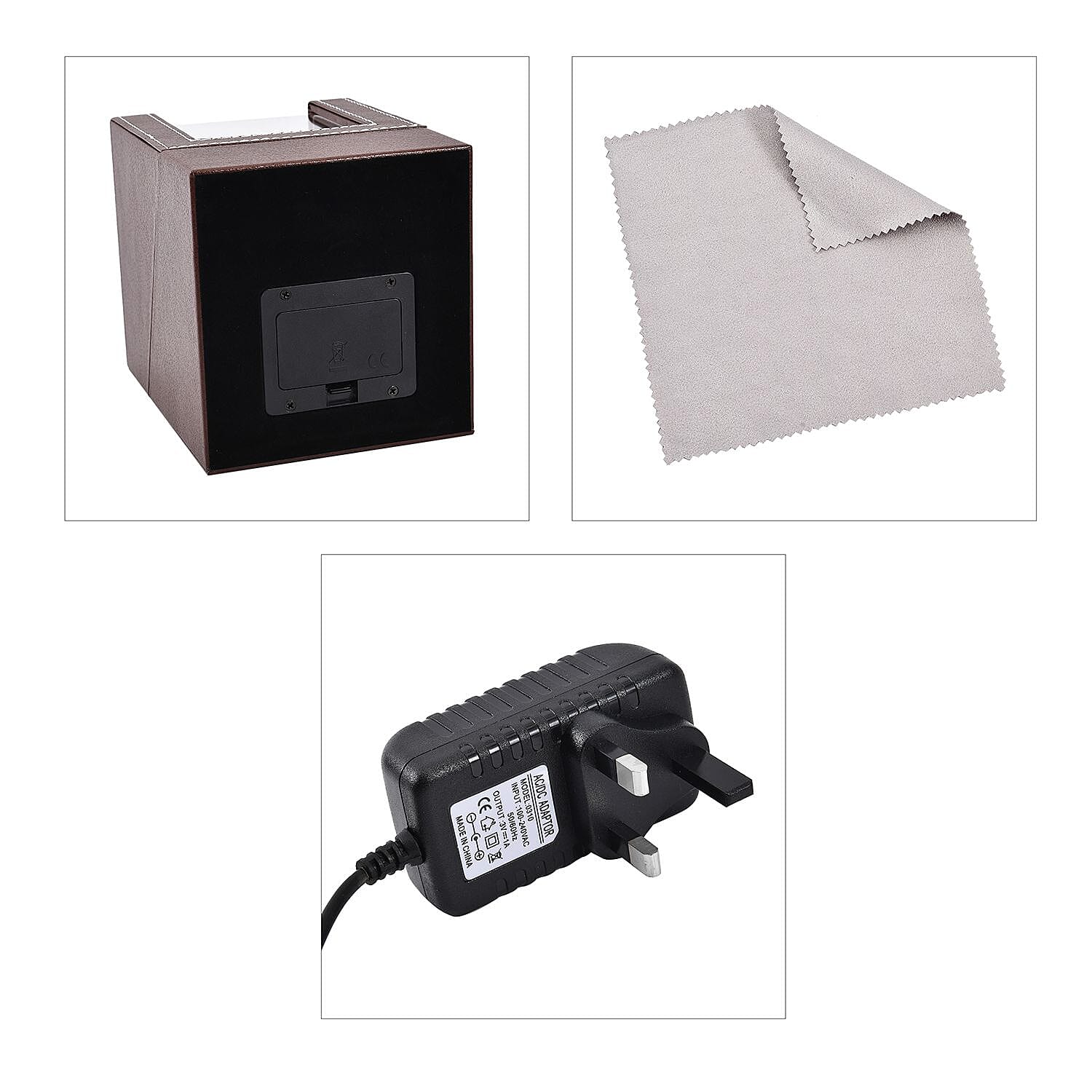 Luxury Edition Automatic Watch Winder Box (Size 16x13x12 cm) - Brown