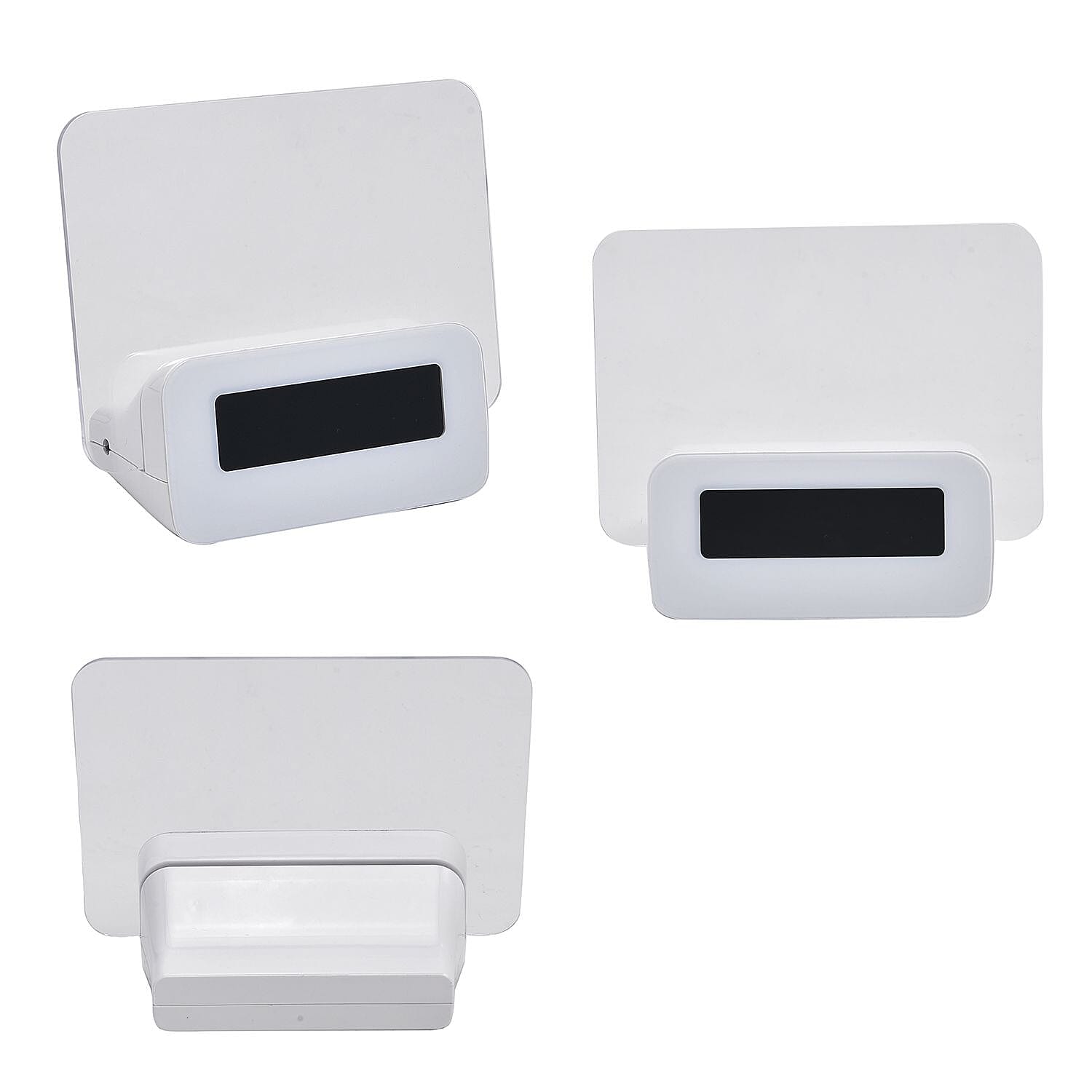 Message Board and Watercolour Pen Digital Alarm Clock - Blue Light