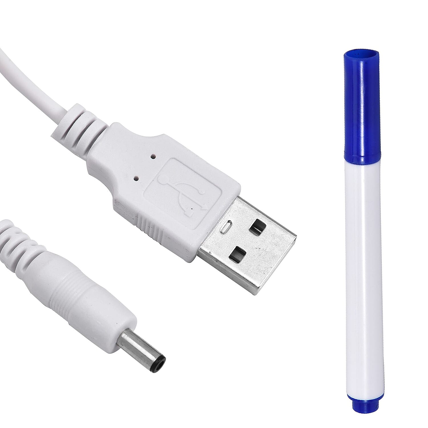 Message Board and Watercolour Pen Digital Alarm Clock - Blue Light