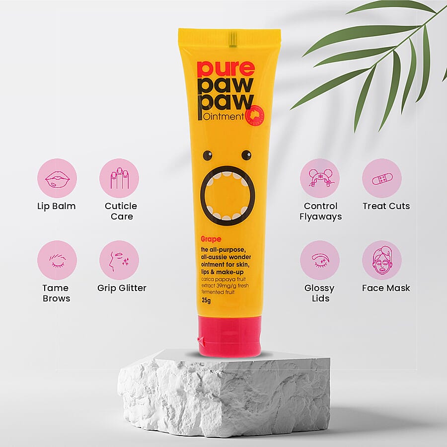 Pure Paw Paw: Grape Ointment - 15g (Yellow)