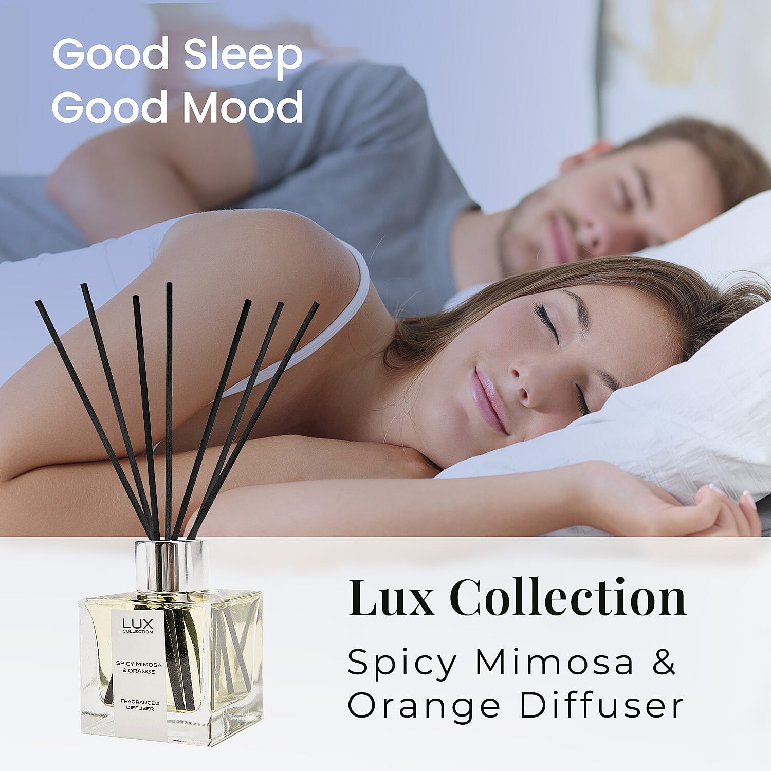 Laurelle Lux Collection- Spicy Mimosa & Orange Diffuser - 100ml