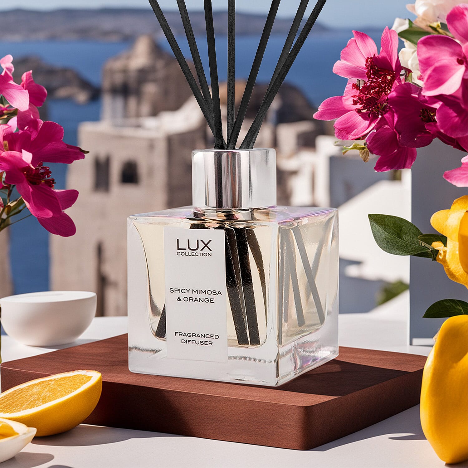 Laurelle Lux Collection- Spicy Mimosa & Orange Diffuser - 100ml