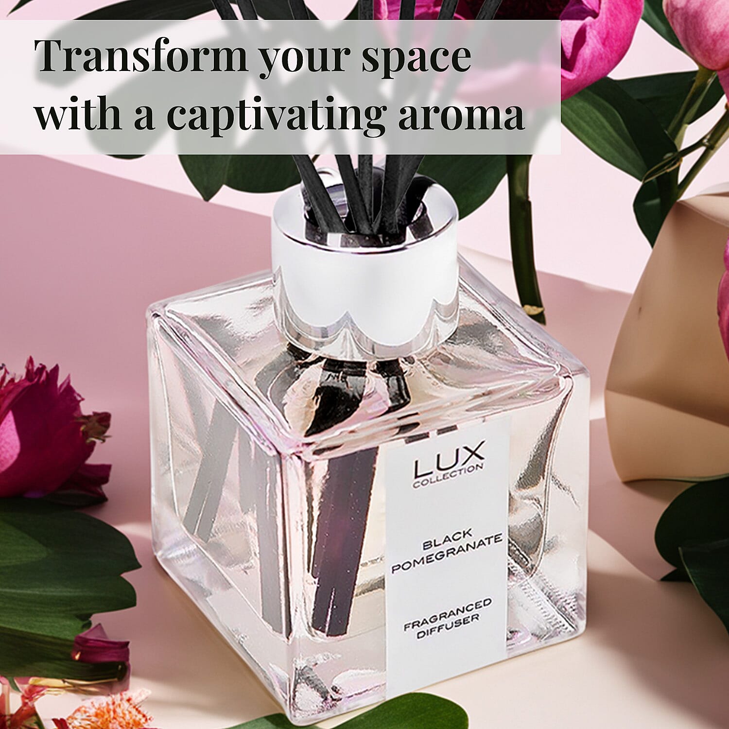 Laurelle Lux Collection- Black Pomegranate Diffuser - 100ml