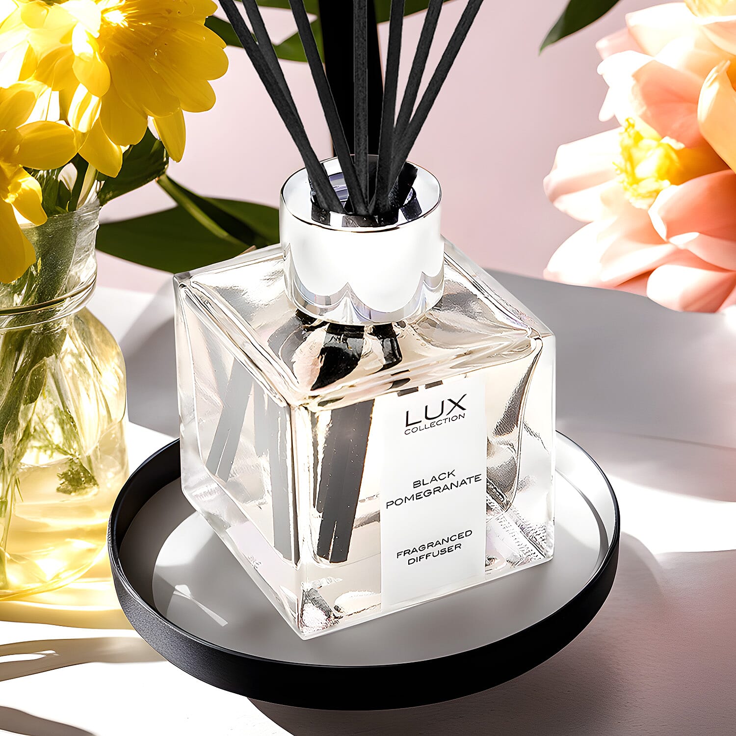 Laurelle Lux Collection- Black Pomegranate Diffuser - 100ml