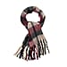 Polyester Printed Scarf - Burgundy