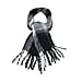 Polyester Printed Scarf - Black