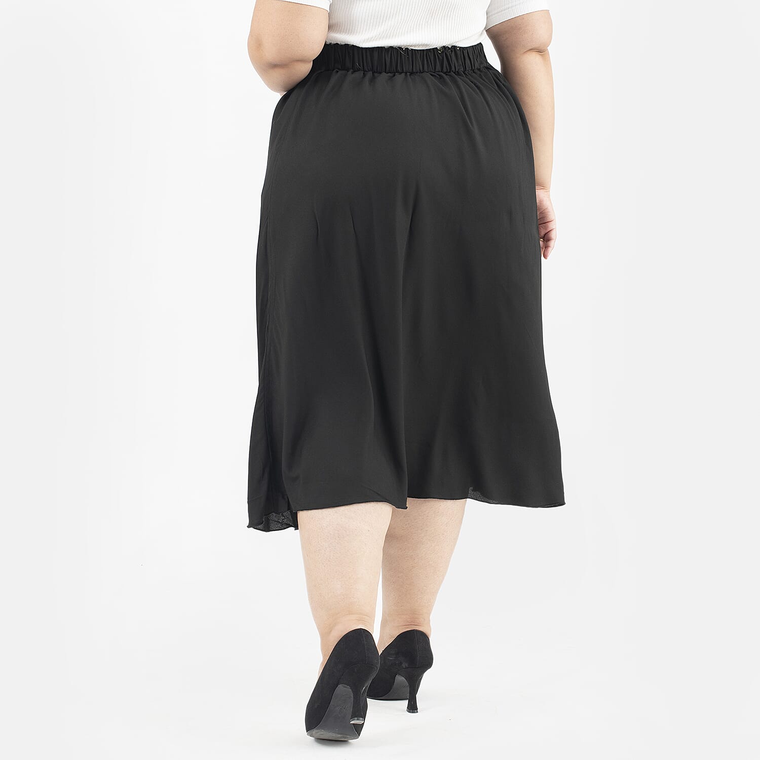 Tamsy Printed Reversible Skirt - White