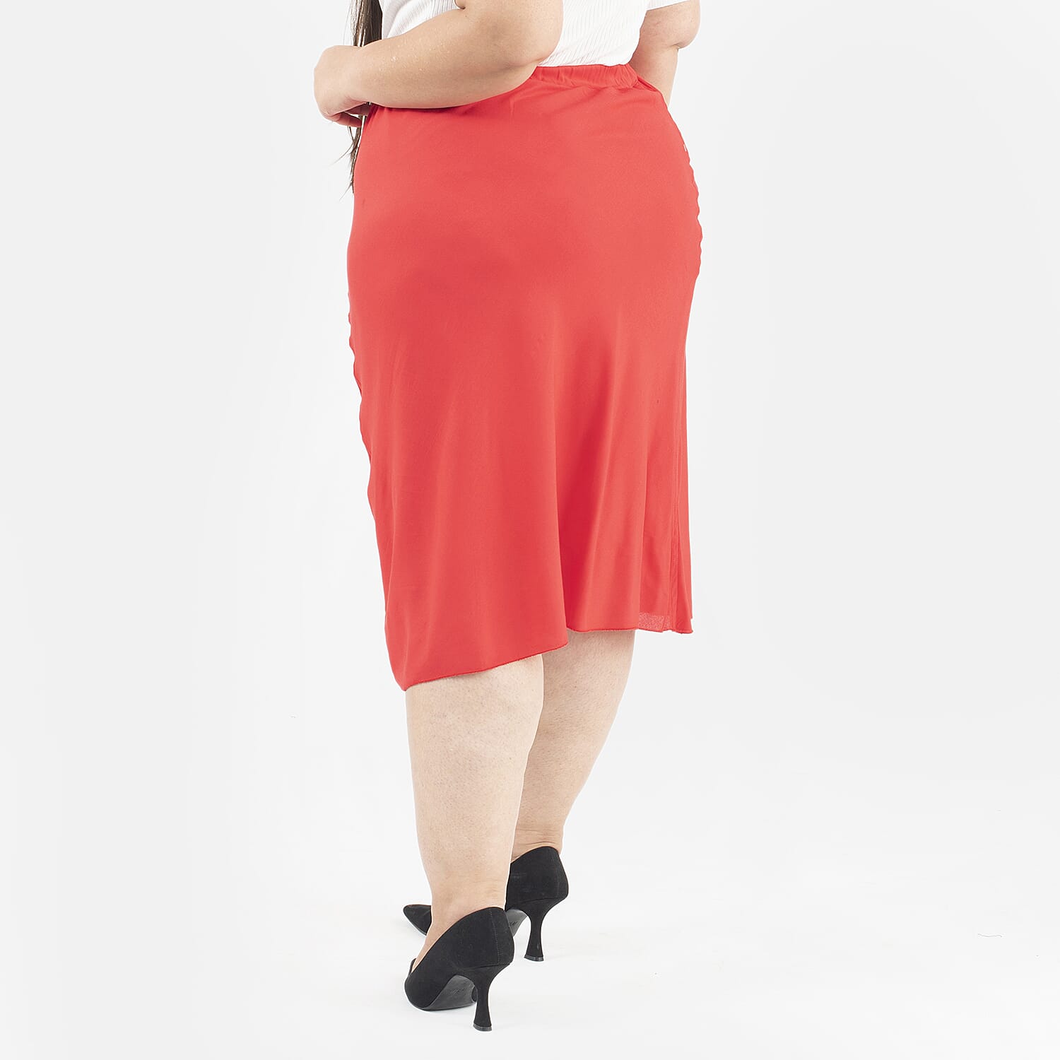 Tamsy Printed Reversible Skirt - White