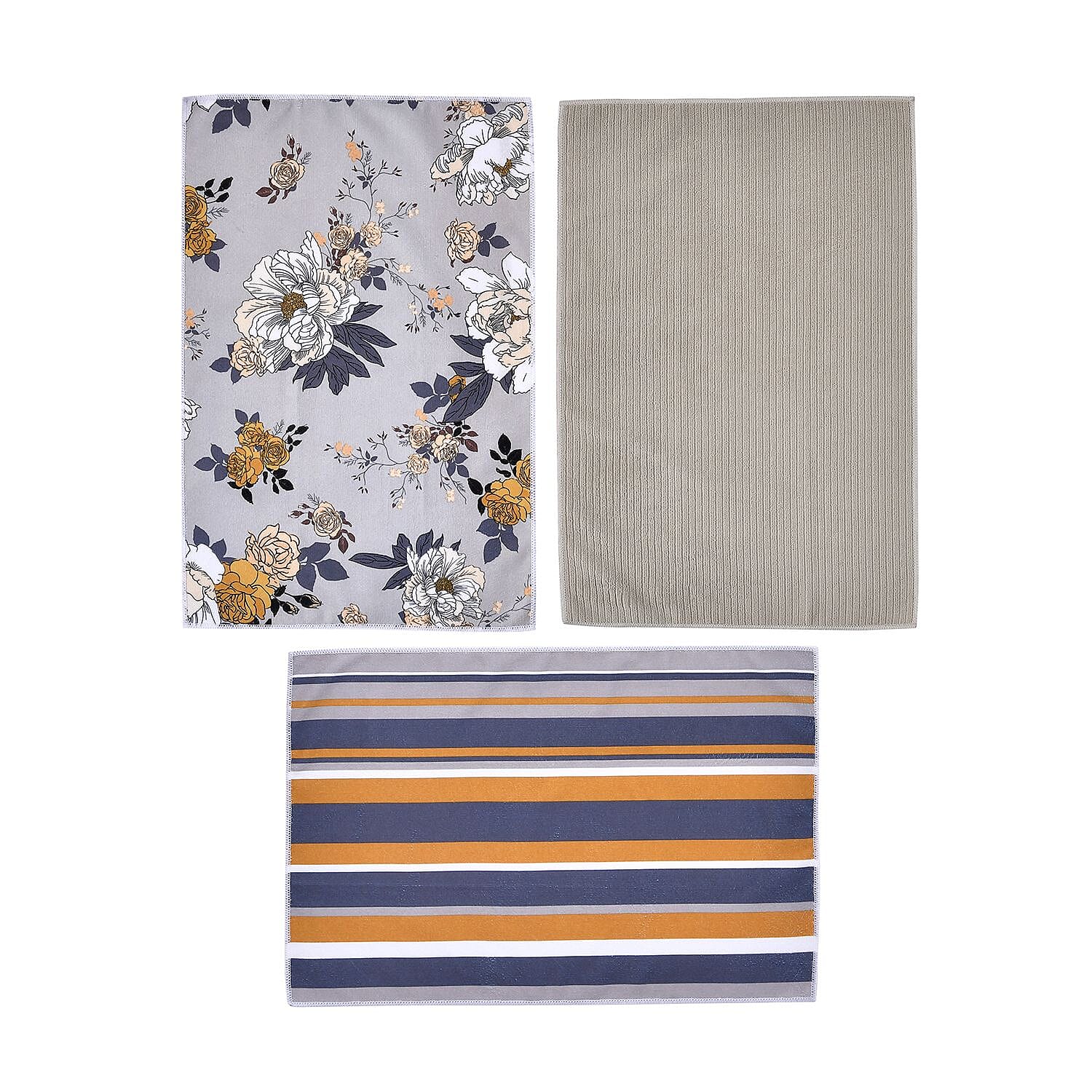 Polyester Cleaning Towel (Size 60x1 cm) - Brown & Brown