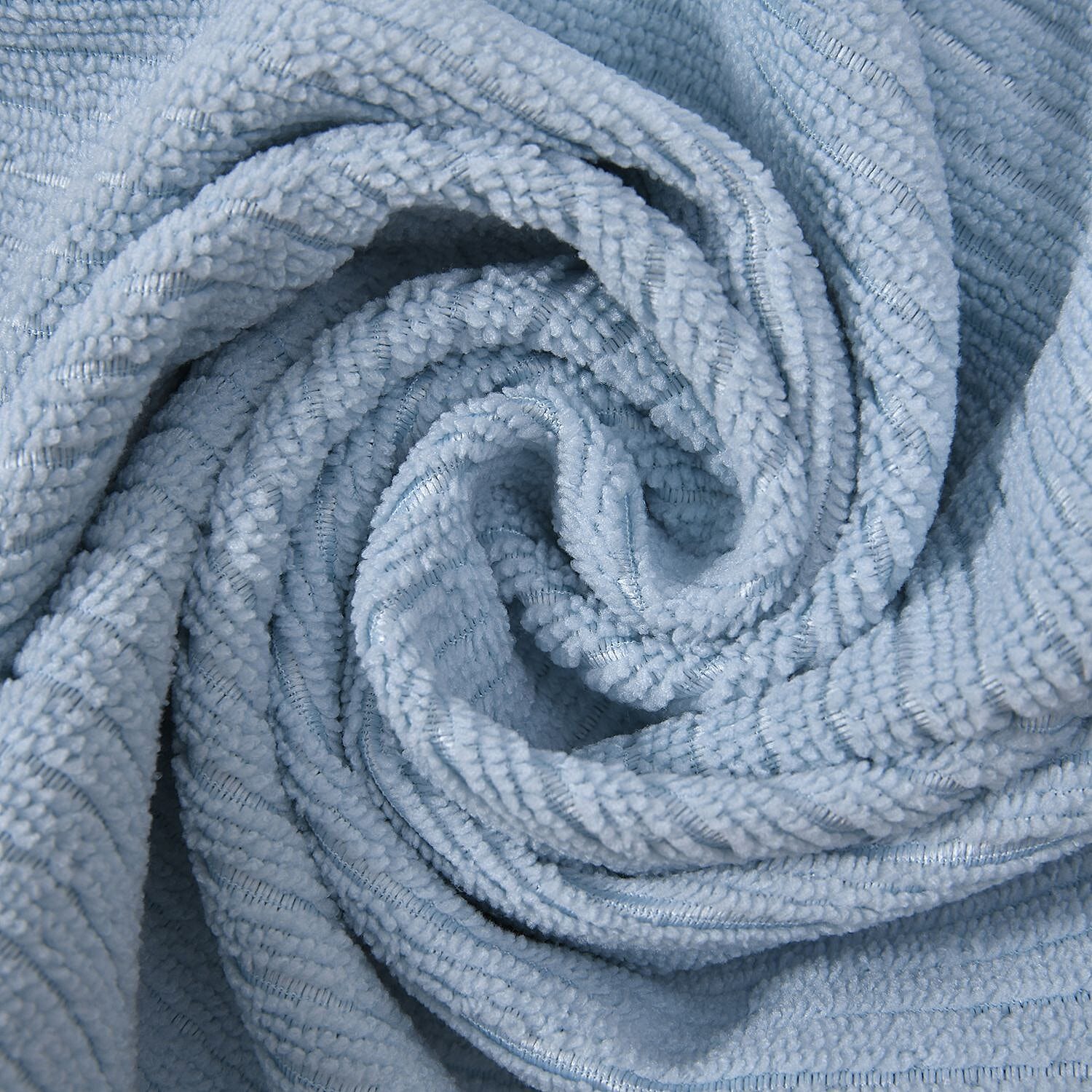 Set of 3 - Microfibre Fruit Pattern Kitchen Towels (Size 60x40 Cm) - Blue & Multi