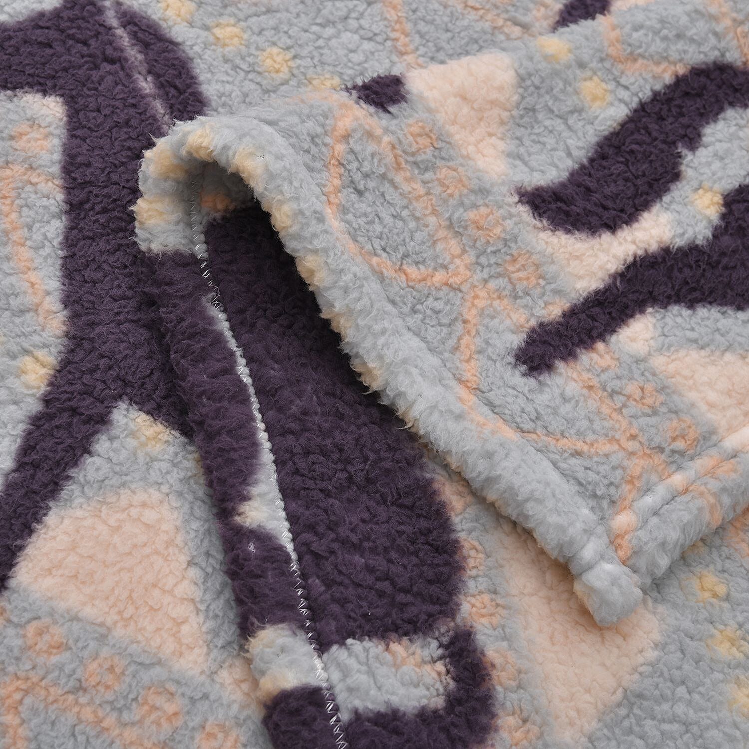  Polyester Horse Blanket (Size 200x1 cm) - Gray & Gray