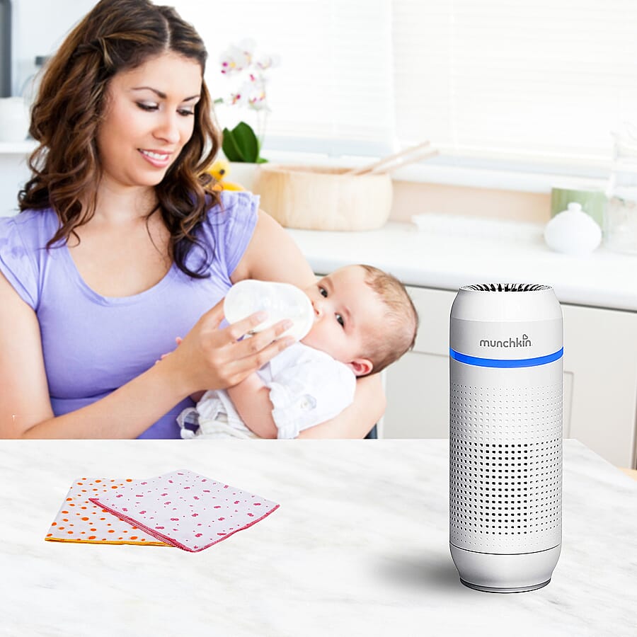 Munchkin Portable, HEPA Filter and Air Purifier (Size 18x7 Cm)