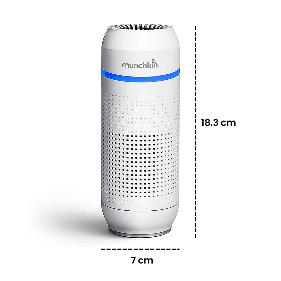 Munchkin Portable, HEPA Filter and Air Purifier (Size 18x7 Cm)