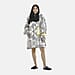 Luxurious Super Soft Sherpa Blanket Hoodie (Over Sized - 194x98Cm)- Grey