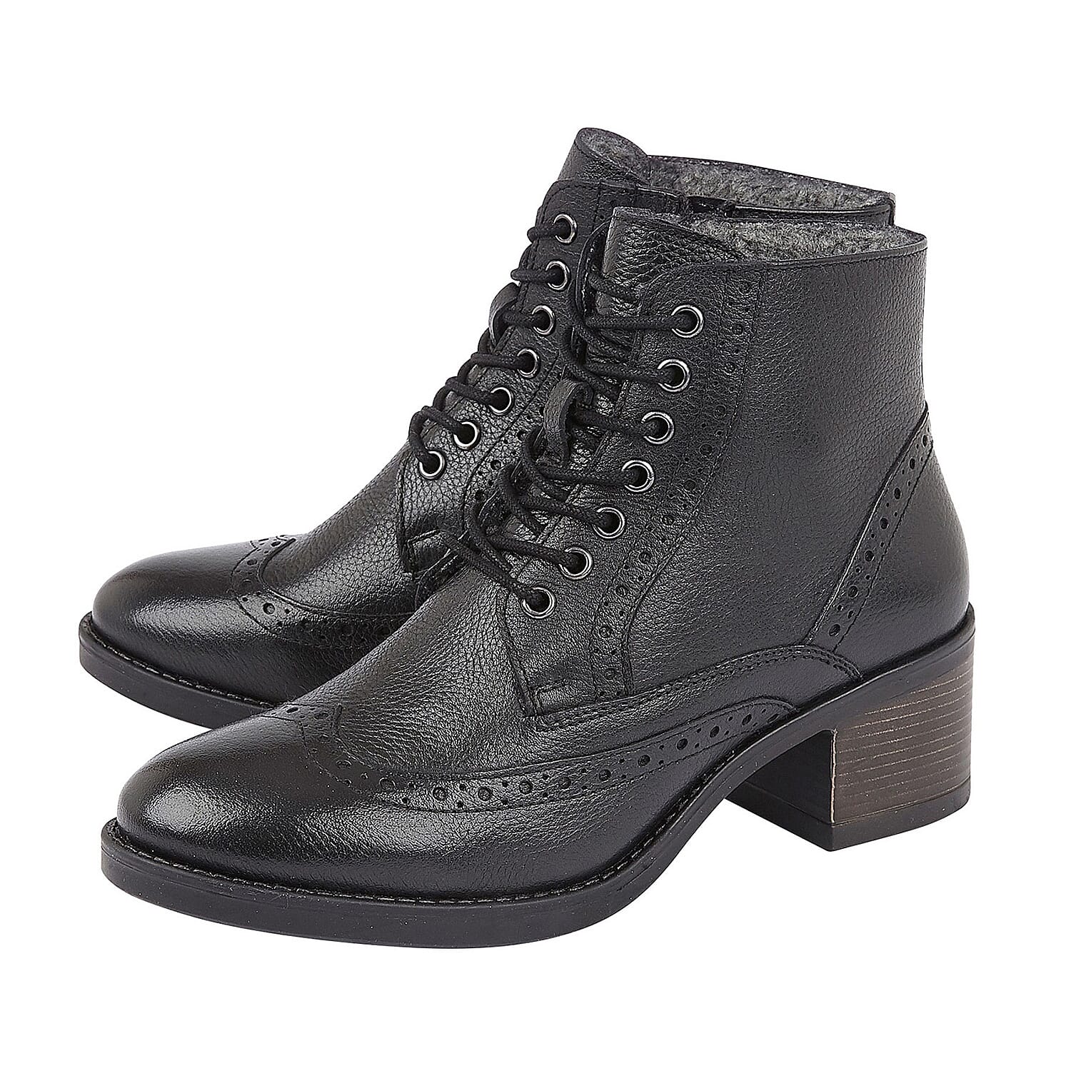 LOTUS Amira Boots (Size 3) - Black