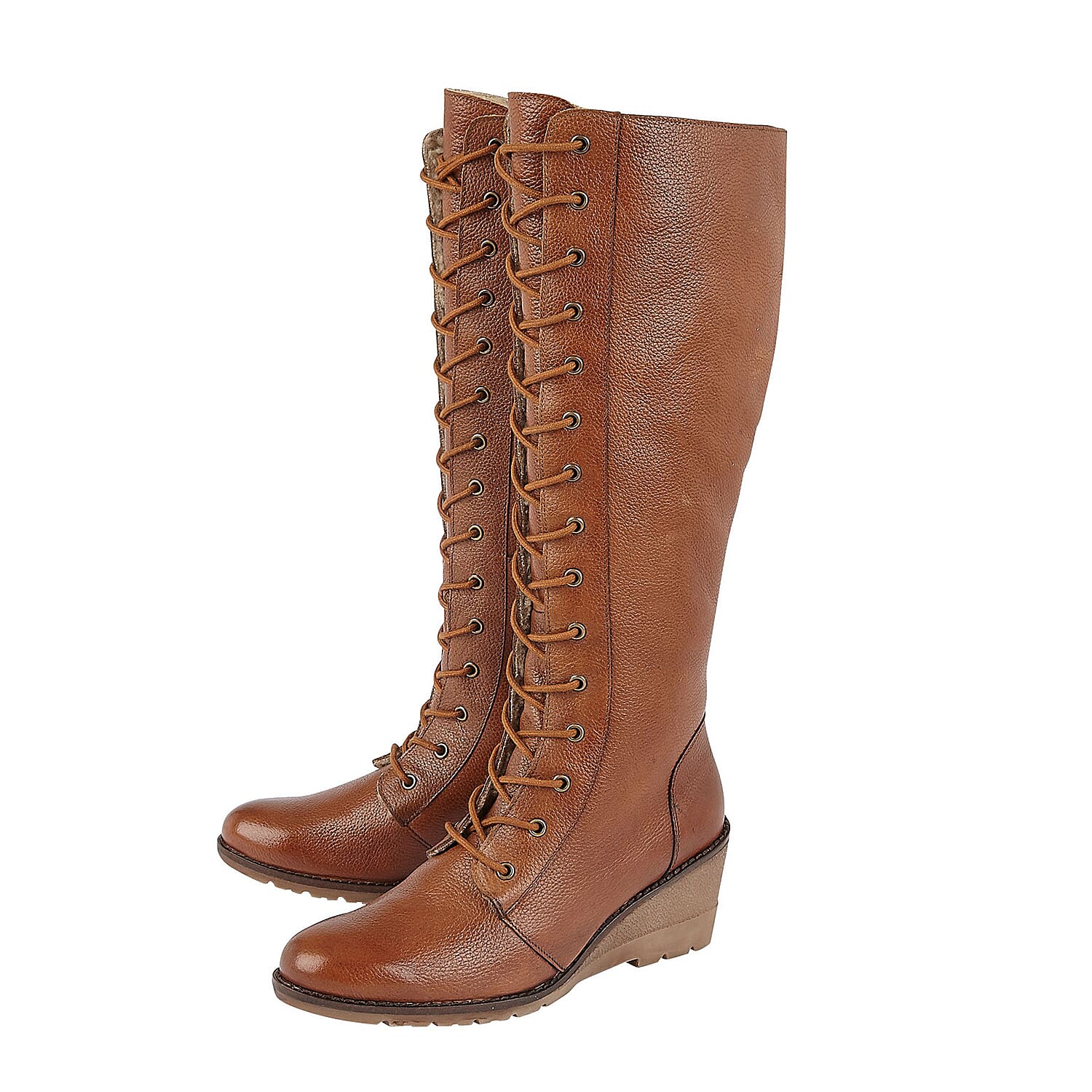 Lotus PEDRO Knee High Boots - Tan