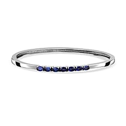 Kyanite Bangle Stainless Steel (Size 7.5) 2.345 Ct.