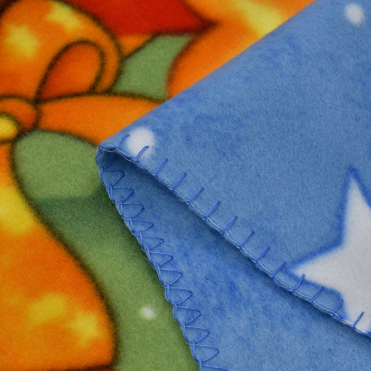 Christmas Super Soft Santa Claus and Snow Man Pattern Fleece Blanket (Size 165X130 cm) - Santa Claus