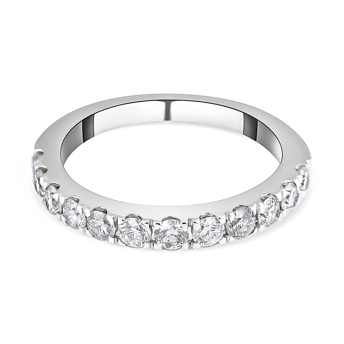 NY Close Out-14K White Gold Diamond (SI2-G-H) Ring 0.75 Ct.