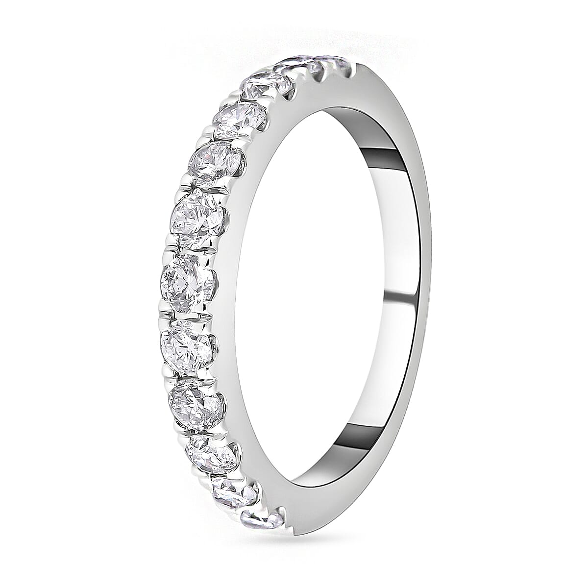 NY Close Out-14K White Gold Diamond (SI2-G-H) Ring 0.75 Ct.