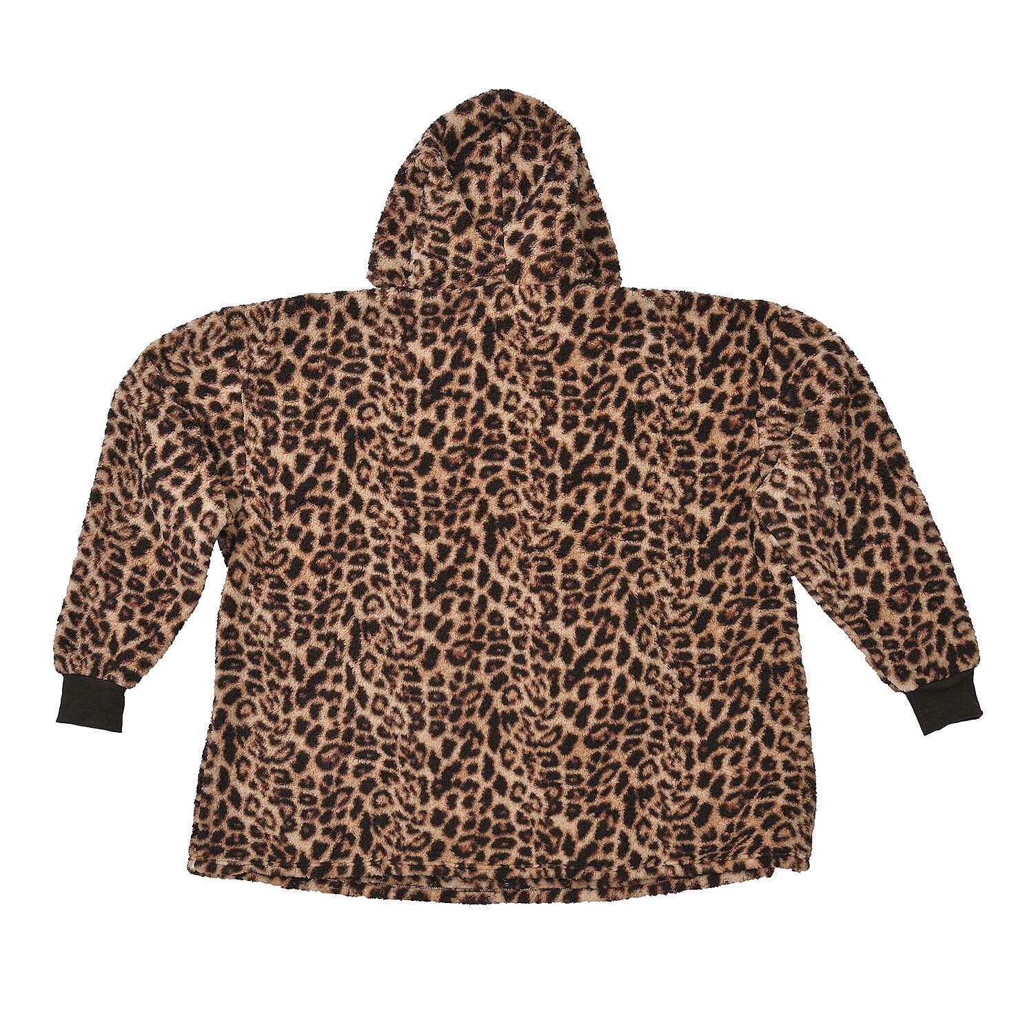 Leopard hot sale sherpa hoodie