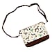 100% Cotton Canvas Dog & Bone Pattern Mini Crossbody Bag (Size 24x17x4 Cm) - Beige
