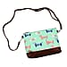 100% Cotton Canvas Dog Pattern Mini Crossbody Bag (Size 24x17x4 Cm) - Green