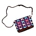 100% Cotton Canvas Dog Pattern Mini Crossbody Bag (Size 24x17x4 Cm) - Purple